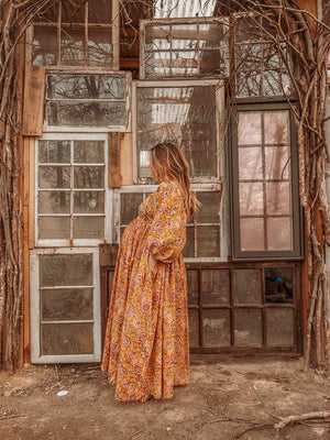 Marlowe Organic Cotton Hand Block Printed Dress