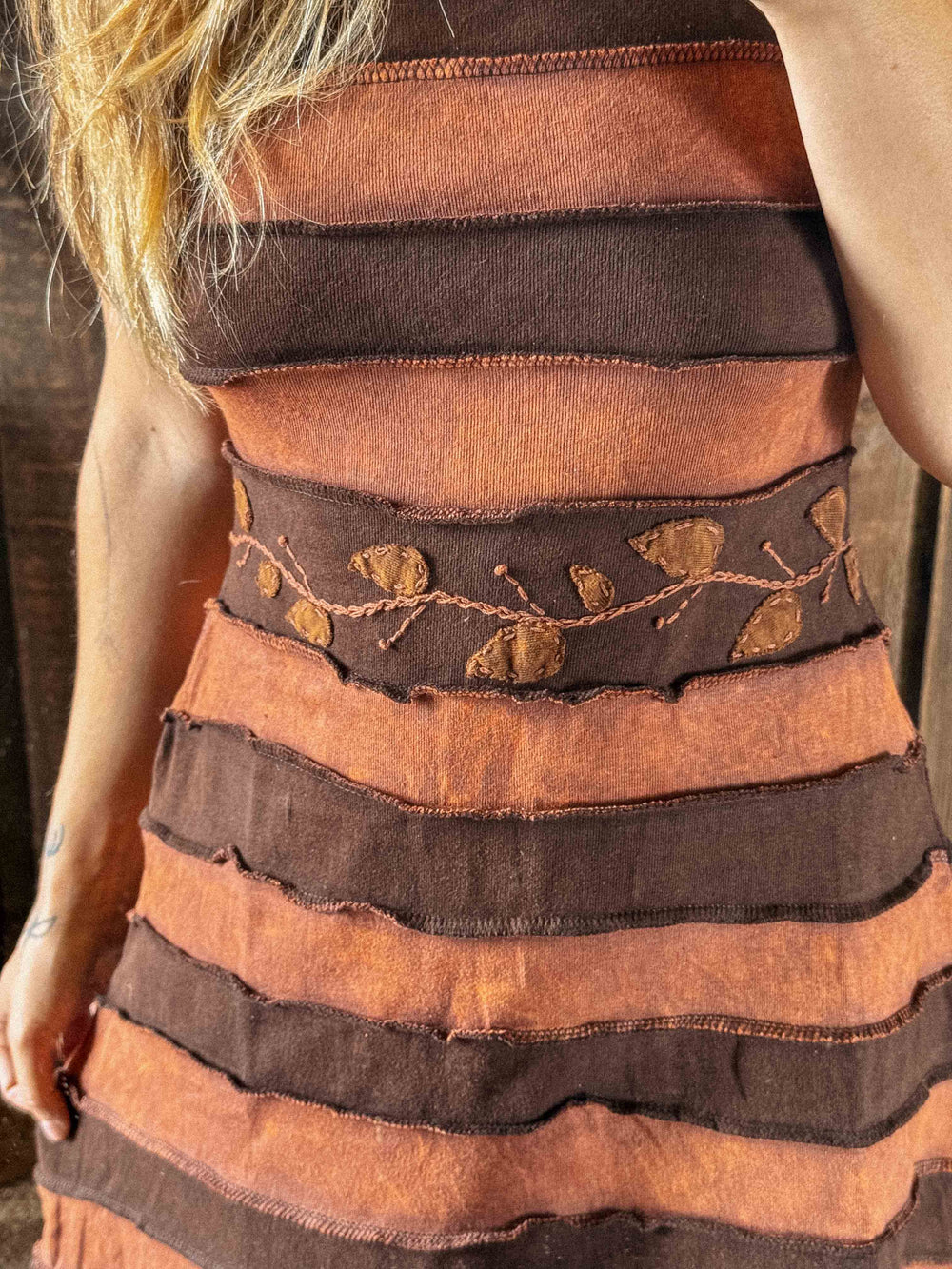 Fae Dress 100% Cotton Hand Embroidered
