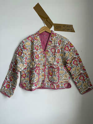 Matilda Cropped Kantha Cardigan
