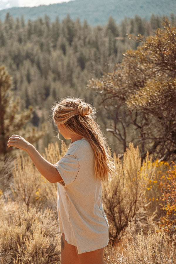 SHORT SLEEVE HEMP TEE: Hemp Organic Cotton