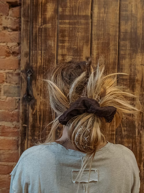 Organic Cotton Bamboo Scrunchie