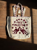 Bolso tote de terciopelo Palestina Libre