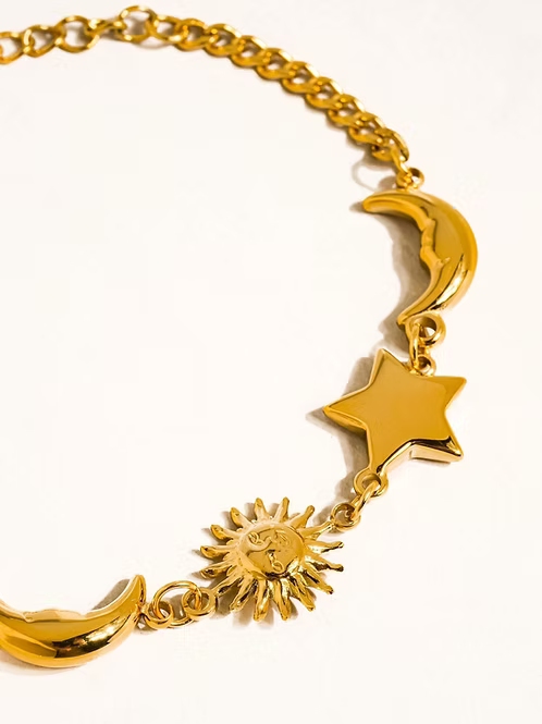 Leonora Moon Star Bracelet