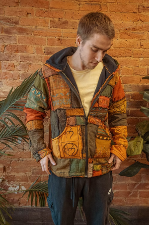 Reese Unisex Patchwork Lined Jacket
