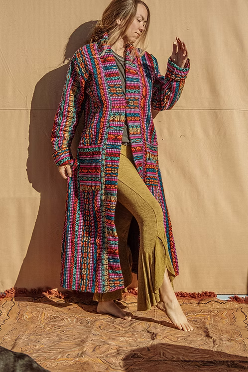 Veste tissée Crue