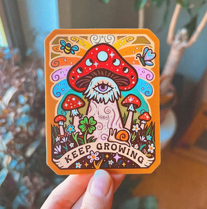 Keep Growing Sticker
