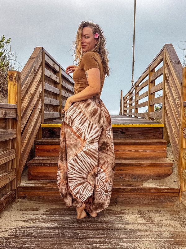 Tie Dye Flowy Genie Pants