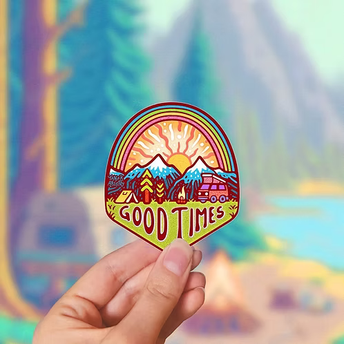 Good Times Sticker