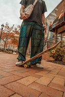 Thai Cotton Patchwork Joggers