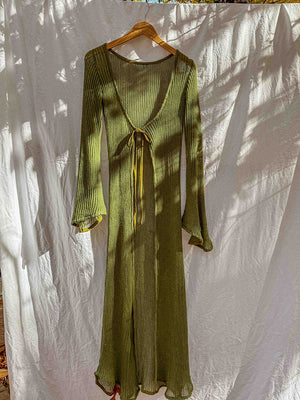 Wednesday Organic Cotton Open Knit Duster