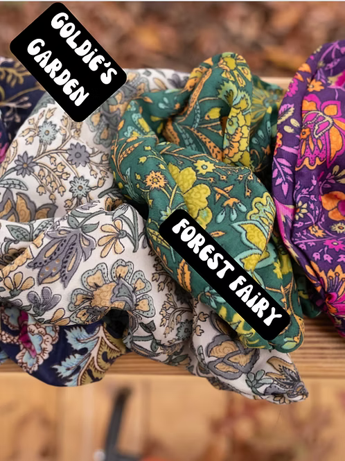 Recycled Silk Scrunchies