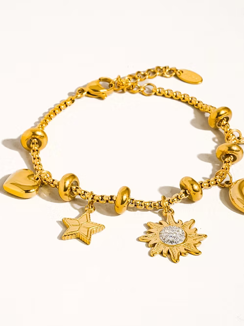 Fenix Moon Star Charm Bracelet