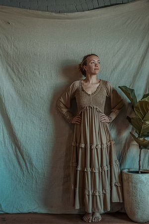Vestido maxi Emilia EcoVero