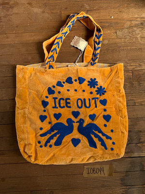 Ice Out Velvet Tote Bag