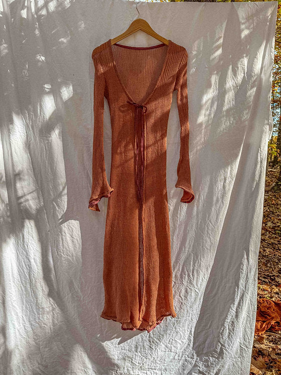Wednesday Organic Cotton Open Knit Duster