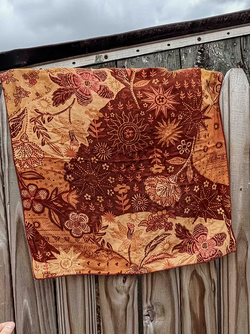 Boho Patchwork Bandana Cedar + Koi