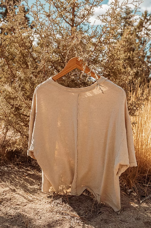 CROPPED HEMP TEE : Hemp Organic Cotton