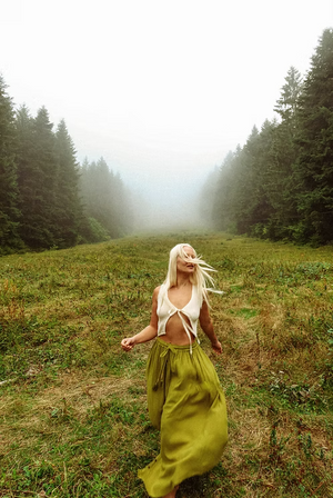 Shayla Organic Cotton Crop Vest