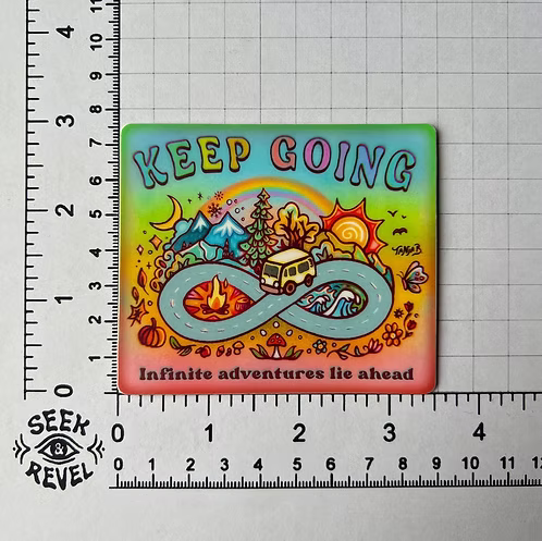 Keep Going Sticker