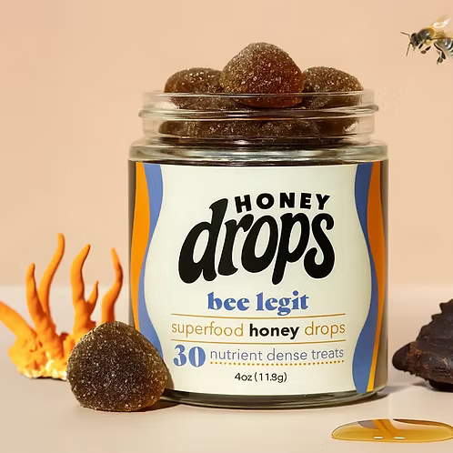 Bee Legit | Gomita de vitalidad de Shilajit y miel de champiñones