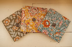 Handmade Button Sketchbook Journal