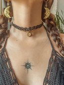 Collier ras du cou Morgan en macramé