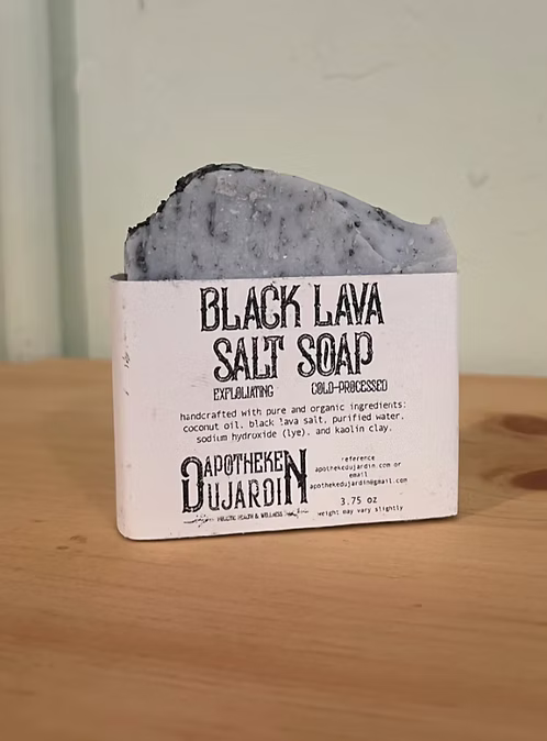 Black Lava Salt Soap