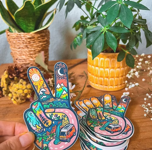 Peace Sign Sticker