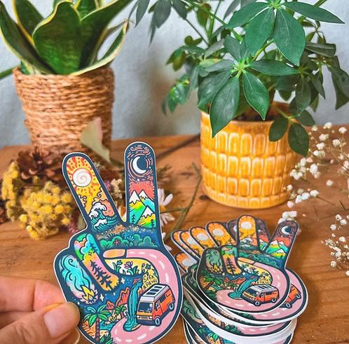 Peace Sign Sticker