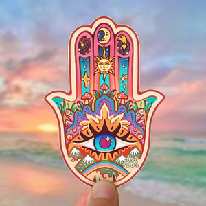 Nature Hamsa Sticker