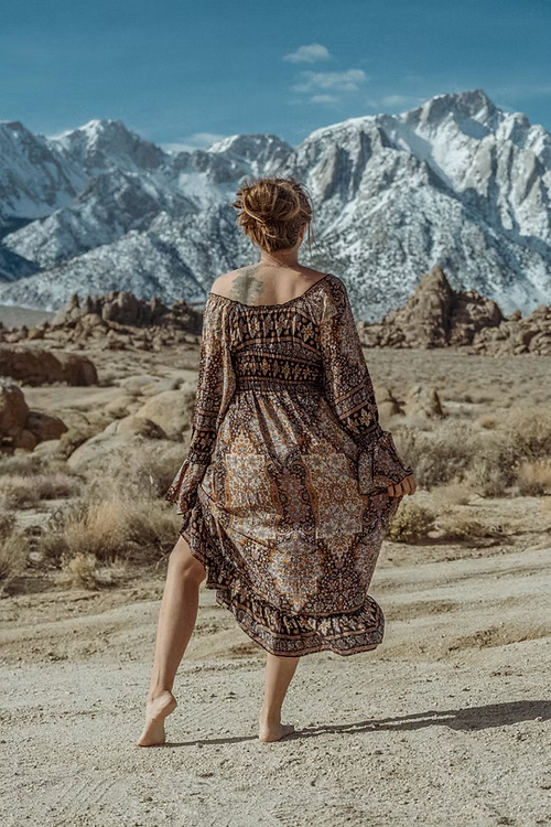 Vestido midi Nómada