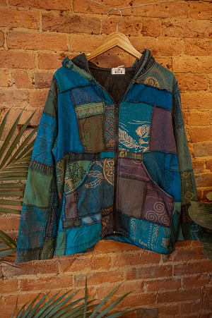 Reese Unisex Patchwork Lined Jacket