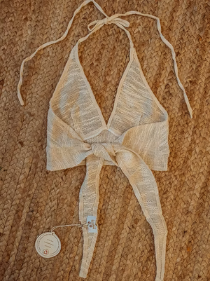 Recycled Cotton Mesh Bralette