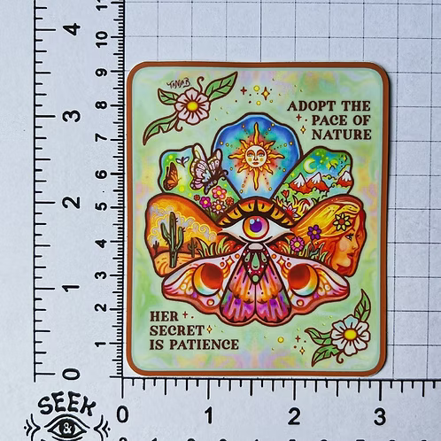 Adopt The Pace Of Nature Sticker