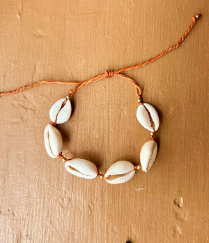 Multi Shell Macrame Bracelet