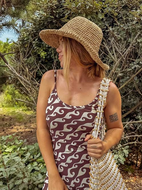 Zahara Hat : Natural Raffia Sun Hat