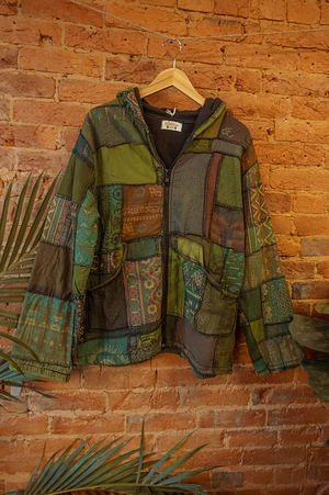 Reese Unisex Patchwork Lined Jacket