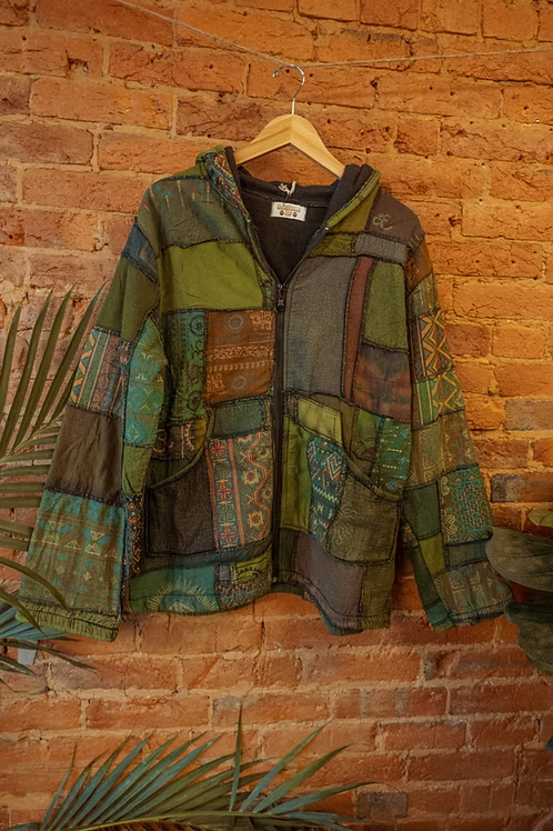Reese Unisex Patchwork Lined Jacket