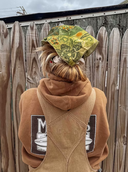 Boho Patchwork Bandana Cedar + Koi
