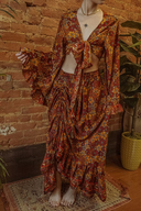 Valentina Cinch Ruffle Skirt