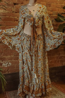 Valentina Cinch Ruffle Skirt