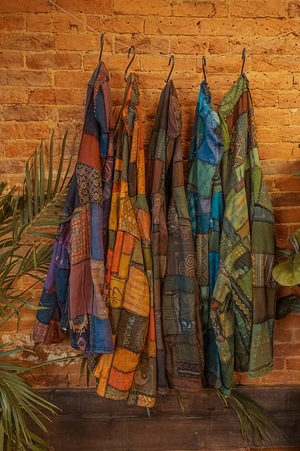 Reese Unisex Patchwork Lined Jacket