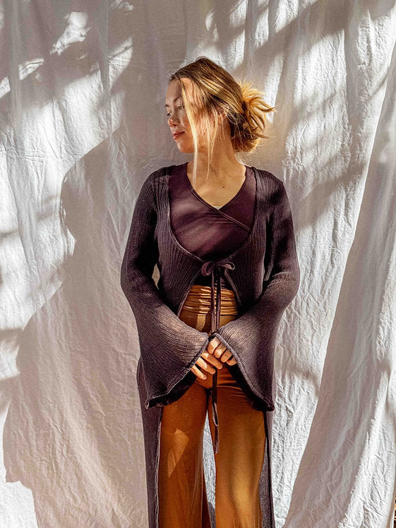 Wednesday Organic Cotton Open Knit Duster