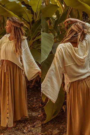 Sweat à capuche Salem : Coton bio et bambou