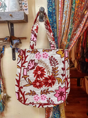 Bolsos de tela bordados Sacheli