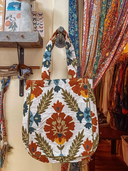 Bolsos de tela bordados Sacheli