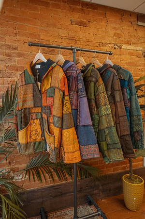 Reese Unisex Patchwork Lined Jacket