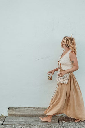 Shayla Organic Cotton Crop Vest