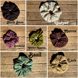 Organic Cotton Bamboo Scrunchie