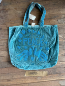 Sac fourre-tout en velours "Peace and Love"